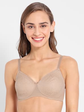 Wirefree Non Padded Soft Touch Breathable Spacer Fabric Full Coverage Everyday Bra