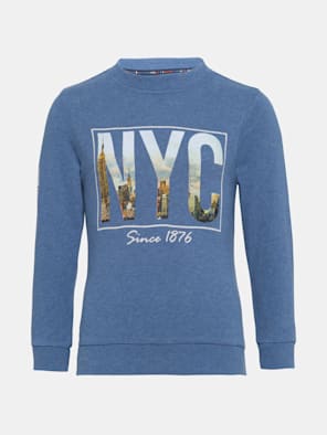 Super Combed Cotton Rich Graphic Printed Sweatshirt