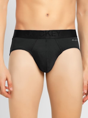 Soft Touch Microfiber Elastane Stretch Solid Brief with Ultrasoft Waistband