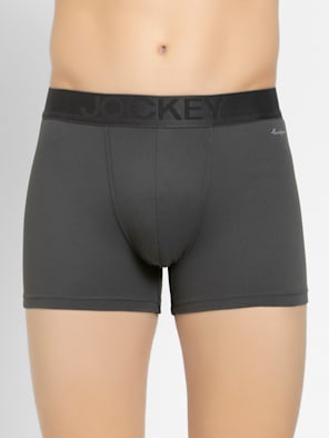 Soft Touch Microfiber Elastane Stretch Solid Trunk with Ultrasoft Waistband