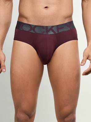 Tactel Microfiber Elastane Stretch Solid Brief with Moisture Move Treatment