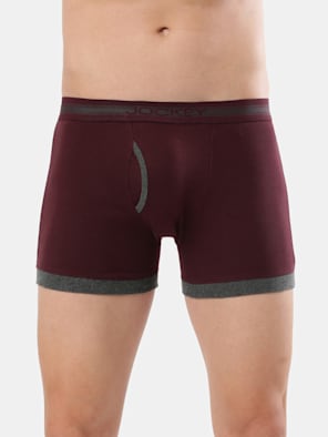Super Combed Cotton Rib Solid Boxer Brief with Stay Fresh Properties