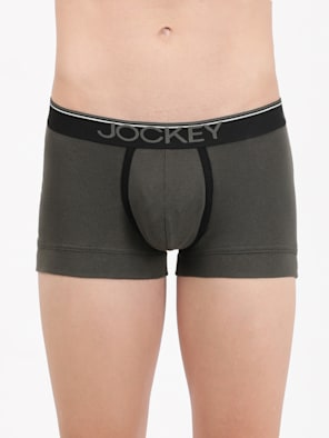 Super Combed Cotton Rib Solid Trunk with Ultrasoft Waistband
