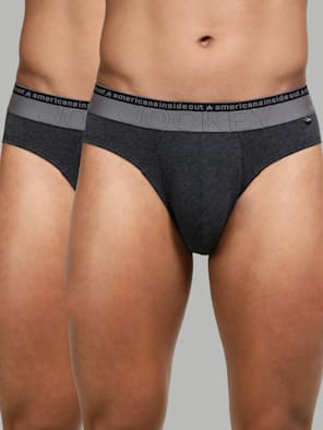 Super Combed Cotton Elastane Stretch Solid Brief with Ultrasoft Waistband