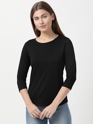Super Combed Cotton Rich Relaxed Fit Three Quarter Sleeve T-Shirt