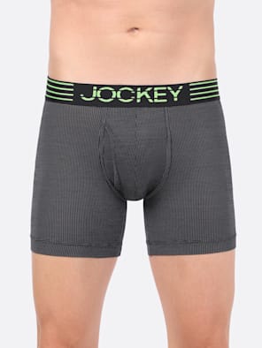 Microfiber Mesh Elastane Stretch Sports Boxer Brief with Stay Dry Technology
