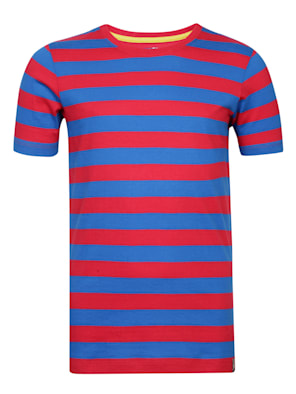 Super Combed Cotton Striped Half Sleeve T-Shirt