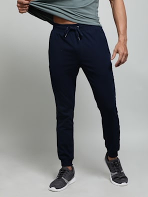 Super Combed Cotton Rich Fabric Slim Fit Joggers with Zipper Pockets