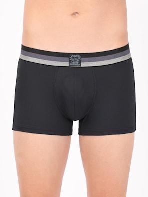 Microfiber Elastane Stretch Rib Solid Trunk with Stay Dry Technology