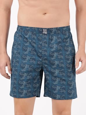 Seaport Teal Boxer Shorts