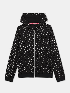 Super Combed Cotton French Terry Printed Full Sleeve Hoodie Jacket