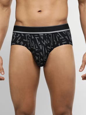 Tencel Micro Modal Elastane Stretch Printed Brief with Natural Stay Fresh Properties