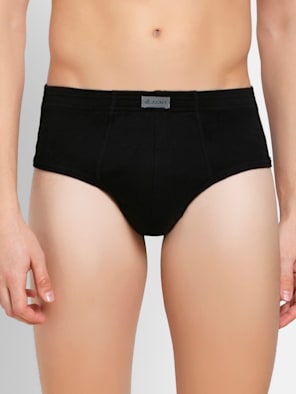 Super Combed Cotton Rib Solid Brief with Stay Fresh Properties