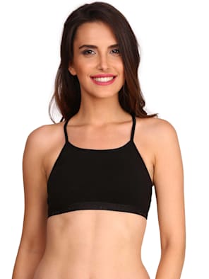 Super Combed Cotton Elastane Stretch Multiway Styled Crop Top
