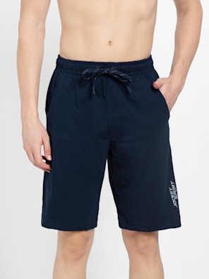 Super Combed Cotton Rich Regular Fit Solid Shorts