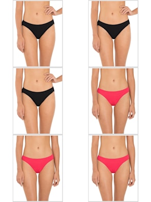 Medium Coverage Micro Modal Elastane Stretch Mid Waist Bikini