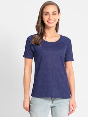 Micro Modal Cotton Relaxed Fit Round Neck T-Shirt