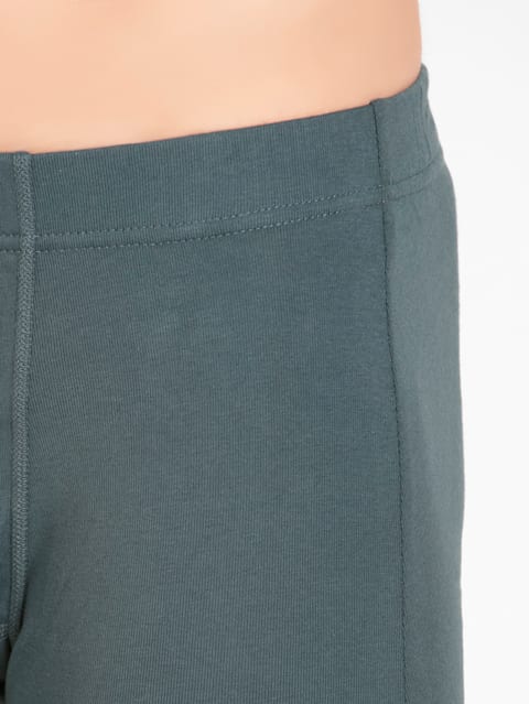 Men's Super Combed Cotton Rib Solid Boxer Brief with Ultrasoft Concealed Waistband - Deep Slate