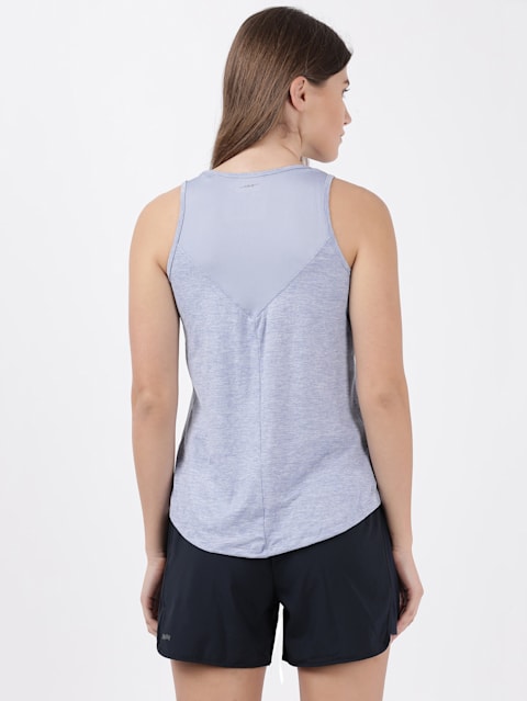 Women's Microfiber Fabric Graphic Printed Tank Top With Breathable Mesh and Stay Dry Treatment - Even Tide