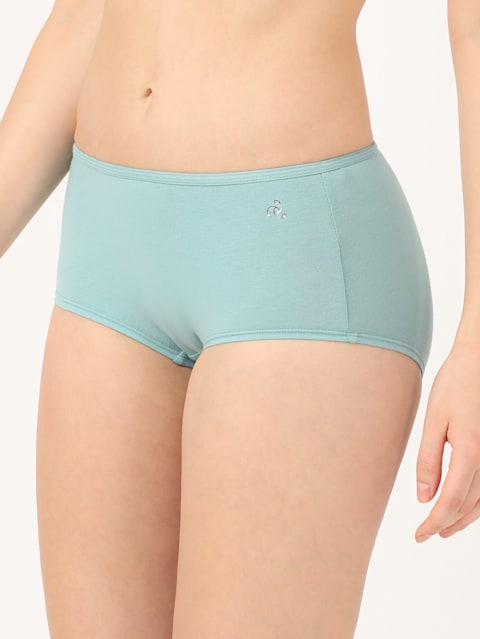 Women's Full Coverage Super Combed Cotton Elastane Stretch High Waist Full Brief With Concealed Waistband and StayFresh Treatment - Assorted(Pack of 2)