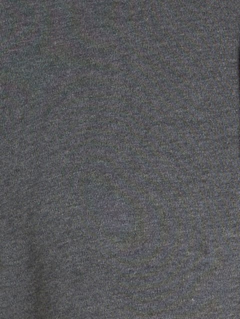 Men's Super Combed Cotton Rich Solid Half Sleeve Polo T-Shirt - Charcoal Melange