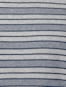 Men's Super Combed Cotton Rich Striped Round Neck Half Sleeve T-Shirt - Mid Grey & Insignia Blue