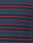 Men's Super Combed Cotton Rich Striped Round Neck Half Sleeve T-Shirt - Navy & Insignia Blue