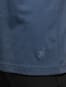 Men's Super Combed Cotton Rich Solid V Neck Half Sleeve T-Shirt - Mid Night Navy