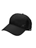Polyester Solid Cap with Adjustable Back Closure and Stay Dry Technology - Black