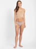 Women's Medium Coverage Micro Modal Elastane Stretch Mid Waist Bikini With Concealed Waistband and StayFresh Treatment - Mocha