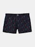 Boy's Super Combed Mercerized Cotton Woven Fabric Printed Boxer Shorts with Side Pockets - Assorted(Pack of 2)