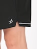 Men's Recycled Microfiber Elastane Stretch Straight Fit Solid Shorts with Stay Fresh Treatment - Black