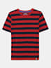 Boy's Super Combed Cotton Striped Half Sleeve T-Shirt - Assorted