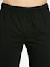 Men's Super Combed Cotton Rich Slim Fit Trackpants with Zipper Pockets and Stay Fresh Treatment - Black