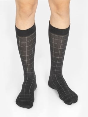 Gunmetal Men Calf Length Socks