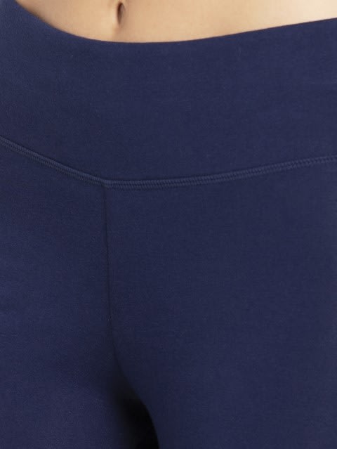 Imperial blue & Biscay bay Knit Sports Capri