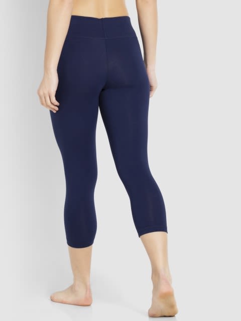 Imperial blue & Biscay bay Knit Sports Capri