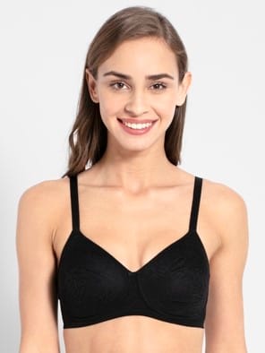 Wirefree Non Padded Soft Touch Breathable Spacer Fabric Full Coverage Everyday Bra
