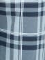 Men's Tencel Micro Modal Cotton Elastane Stretch Regular Fit Checkered Sleep Shorts with Side Pockets - Light Blue Print