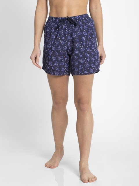 Classic Navy Assorted Prints Woven Shorts