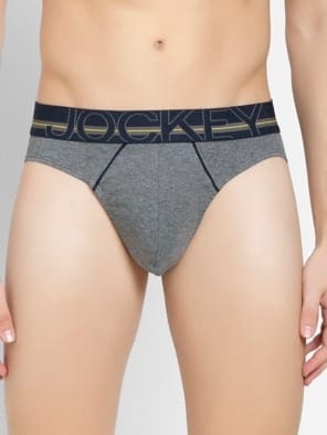 Super Combed Cotton Rib Solid Brief with Ultrasoft Waistband