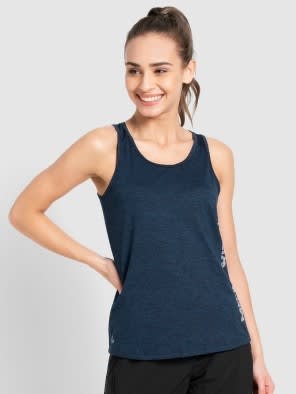 Microfiber Fabric Tank Top With Breathable Mesh