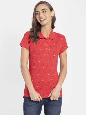 Hibiscus Assorted Prints POLO T-Shirt