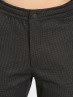 Men's Super Combed Cotton Rich Elastane Stretch Slim Fit Solid All Day Pants with Pockets - Black