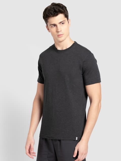 Black Melange Sport T-Shirt