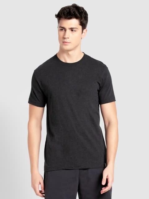 Black Melange Sport T-Shirt