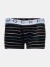 Boy's Super Combed Cotton Elastane Stretch Printed Trunk with Front Open Fly and Ultrasoft Waistband - Assorted(Pack of 2)