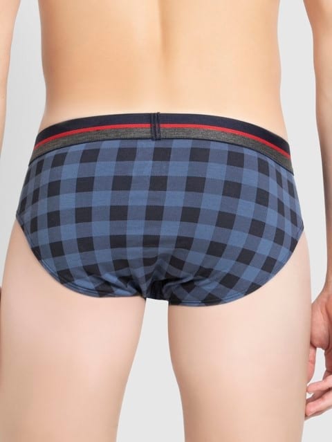 Briefs with Exposed Waistband - Federal Blue
