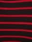 Men's Super Combed Cotton Elastane Stretch Stripe Brief with Ultrasoft Waistband - Black & Wordly Red Striped