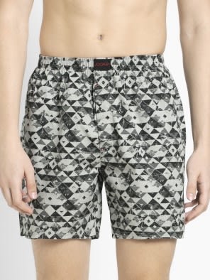 Black & Grey Print73 Boxer Shorts